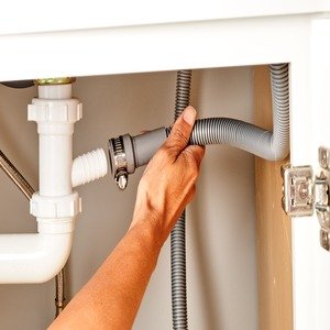 Connection hose installation